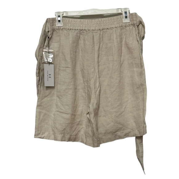 Linen Trouser Shorts, Size L - Picture 2 of 3